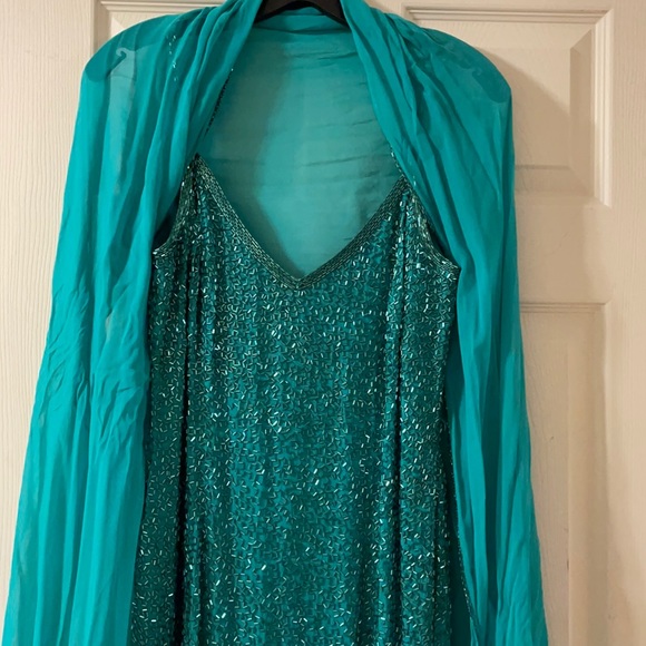 Dress Evening dress emerald green - Picture 2 of 16